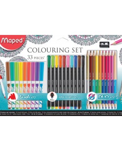 Set pentru colorat  Maped - 33 piese