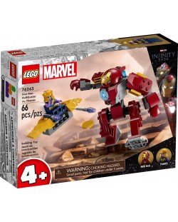 Constructor LEGO Marvel Super Heroes - Bustul Iron Man Hulkbuster vs. Thanos (76263)