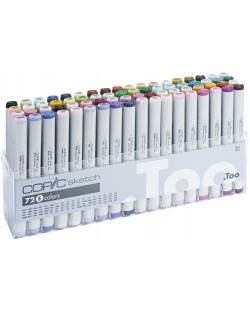 Too Copic Sketch Marker Set - E culori, 72 culori