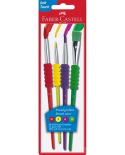 Set pensule pentru desen in blister Faber Castell - № 10, 2, 6 si 12