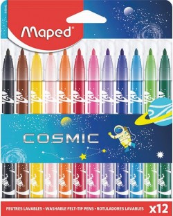 Set carioci Maped Color Peps - Cosmic, 12 culori