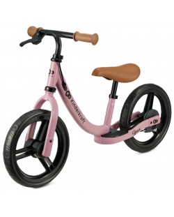 Bicicleta de echilibru  KinderKraft - Space, roz