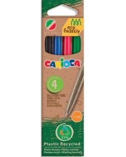 Set pixuri colorate Carioca Eco Family, 4 culori