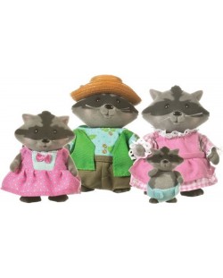 Set figurine Battat Lil' Woodzeez - Familie de ratoni