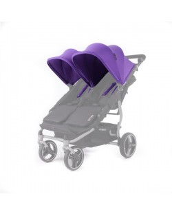 Baby Monsters Canopy Set - pentru Easy Twin, violet