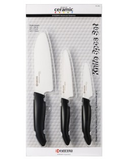 Set de cuțite din ceramică KYOCERA - 3 buc.