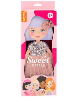 Orange Toys Sweet Sisters Sweet Sisters Set de îmbrăcăminte pentru păpuși - Rochie roz cu paiete