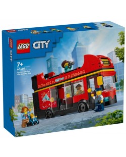 Constructor  LEGO City - Autobuz turistic roșu cu etaj(60407)