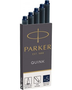 Set rezerve Parker - Z11, pentru stilou, 5 buc., albastru inchis