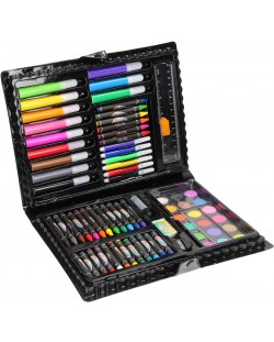 Set de colorat Grafix - 80 de bucăți într-o cutie