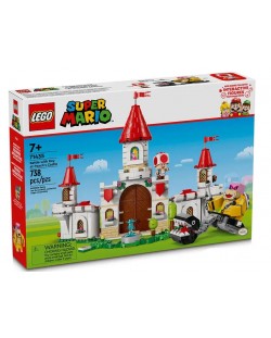 Constructor LEGO Super Mario - Bătălia cu Roy la castelul prințesei Piersica (71435)