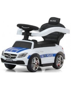 Masinuta fara pedale cu maner parental Milly Mally - Mercedes AMG, Politia