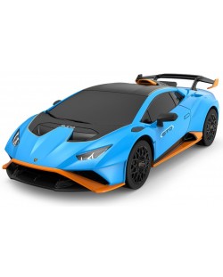 Masina radiocontrolata Rastar - Lamborghini Huracan STO Radio/C, albastra, 1:24