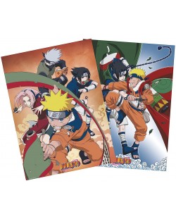 GB eye Animation: Naruto - set de mini postere pentru echipa 7