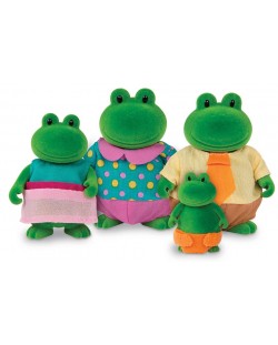 Battat Lil' Woodzeez - Set de figurine pentru familia Frog