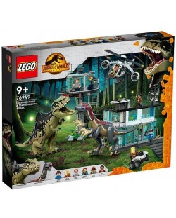 Constructor Lego Jurassic World - Atacul Gigantozaurului și Therizinozaurului (76949)