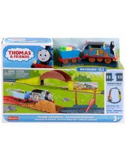 Set Fisher Price Thomas & Friends - Sine și locomotivă Muddy Adventure