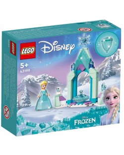 Set de constructie Lego Disney - Curtea Castelului Elsei (43199)