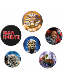 Set de insigne GB eye Music: Iron Maiden - Mix