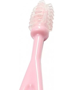 Set de periuțe de dinți Babyono - 550/01, roz, 3 bucăți