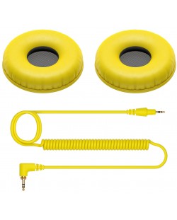 Set de accesorii pentru căști Pioneer DJ - HC-CP08-L, galben