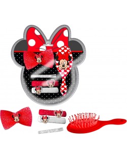 Set de modă pentru copii  Coriex - Minnie, accesorii de păr cu perie