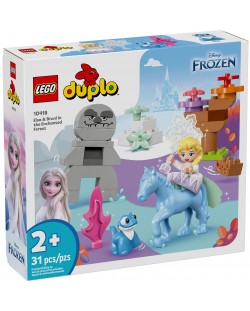Constructor LEGO Duplo - Elsa și Bruni în pădurea fermecată (10418)