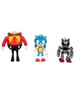 Set de figurine Jakks Pacific - Sonic, 3 bucăți