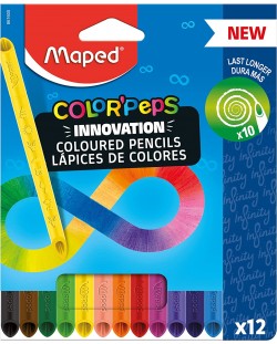 Set de Maped Color Peps - Infinity, 12 culori