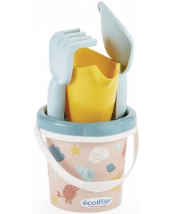 Kit de nisip  Ecoiffier Summer - Cutie de instrumente, ocean