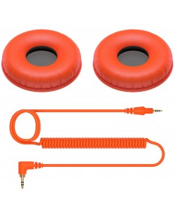 Set de accesorii pentru căști Pioneer DJ - HC-CP08-M, Orange