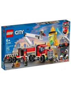 Set de construit Lego City - Centru de comanda pentru pompieri (60282)