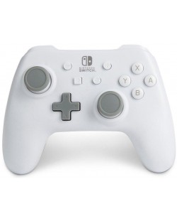 Controller cu fir PowerA pentru Nintendo Switch, alb
