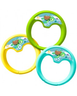 Set de jucarii Eurekakids - Inele de apa colorate, 3 piese