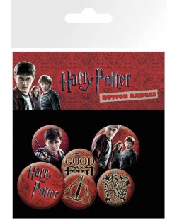 Set insigne GB eye Movies: Harry Potter - Icons (red)