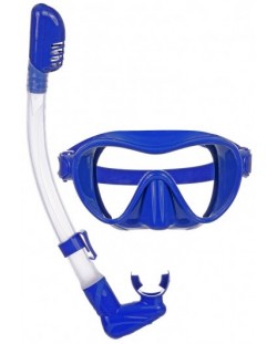 Set mască de scufundare cu snorkel în cutie Zizito - albastru