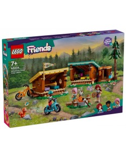 Constructor  LEGO Friends - Cabane confortabile în tabăra de aventuri (42624)