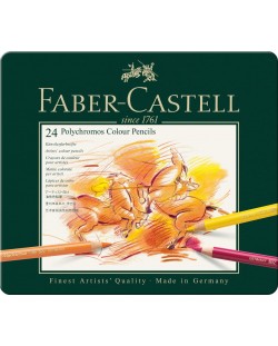 Set de creioane colorate Faber-Castell Polychromos - 24 de culori