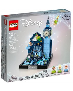 Constructor LEGO Disney - Zborul lui Peter Pan și Wendy peste Londra (43232)
