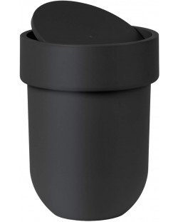 Coș de gunoi Umbra - Touch, 6 L, negru