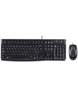 Set mouse si tastatura  Logitech - MK120, negru
