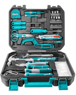 Set scule într-o cutie din PVC TOTAL - 130 piese | Ozone.ro