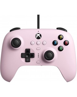 Controler 8BitDo - Ultimate Wired Controller, pentru Xbox/PC, roz