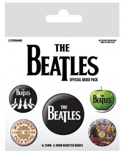 Set insigne Pyramid -  The Beatles (White)