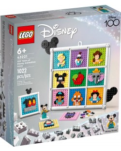 Constructor LEGO Disney - 100 de ani de legende animate de la Disney (43221)
