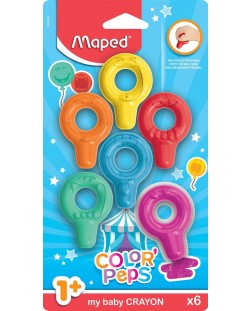 Set de Maped Color Peps - Early Age, 6 culori, plastic