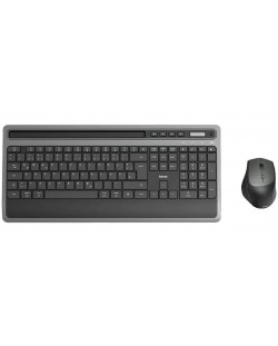 Set tastatură și mouse Hama - KMW-600 Plus, fără fir, negru