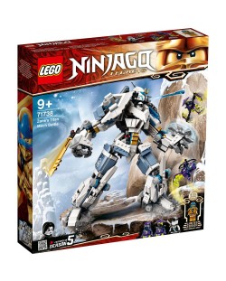 Set de construit Lego Ninjago - Lupta cu robotul titanic al lui Zane (71738)