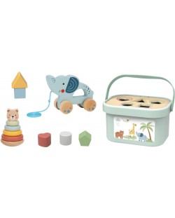 Set de joaca 3 in 1 Tooky Toy - 14 piese