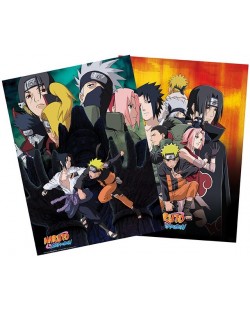 Set de mini postere ABYstyle Animation: Naruto Shippuden - Ninjas